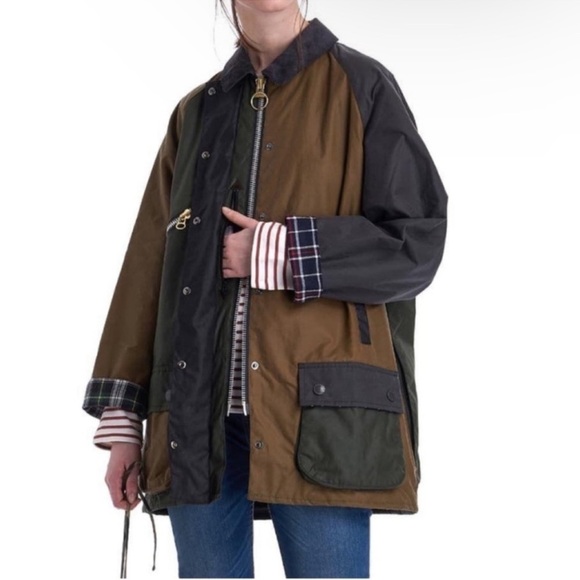 Barbour by Alexa Chung Patch Waxed Jacket US 10 - Picture 1 of 16